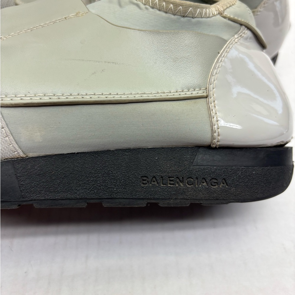 Balenciaga Men's Light Grey Casual Lace-Up Sneakers, size 43 EU, box 23 - Picture 4 of 9
